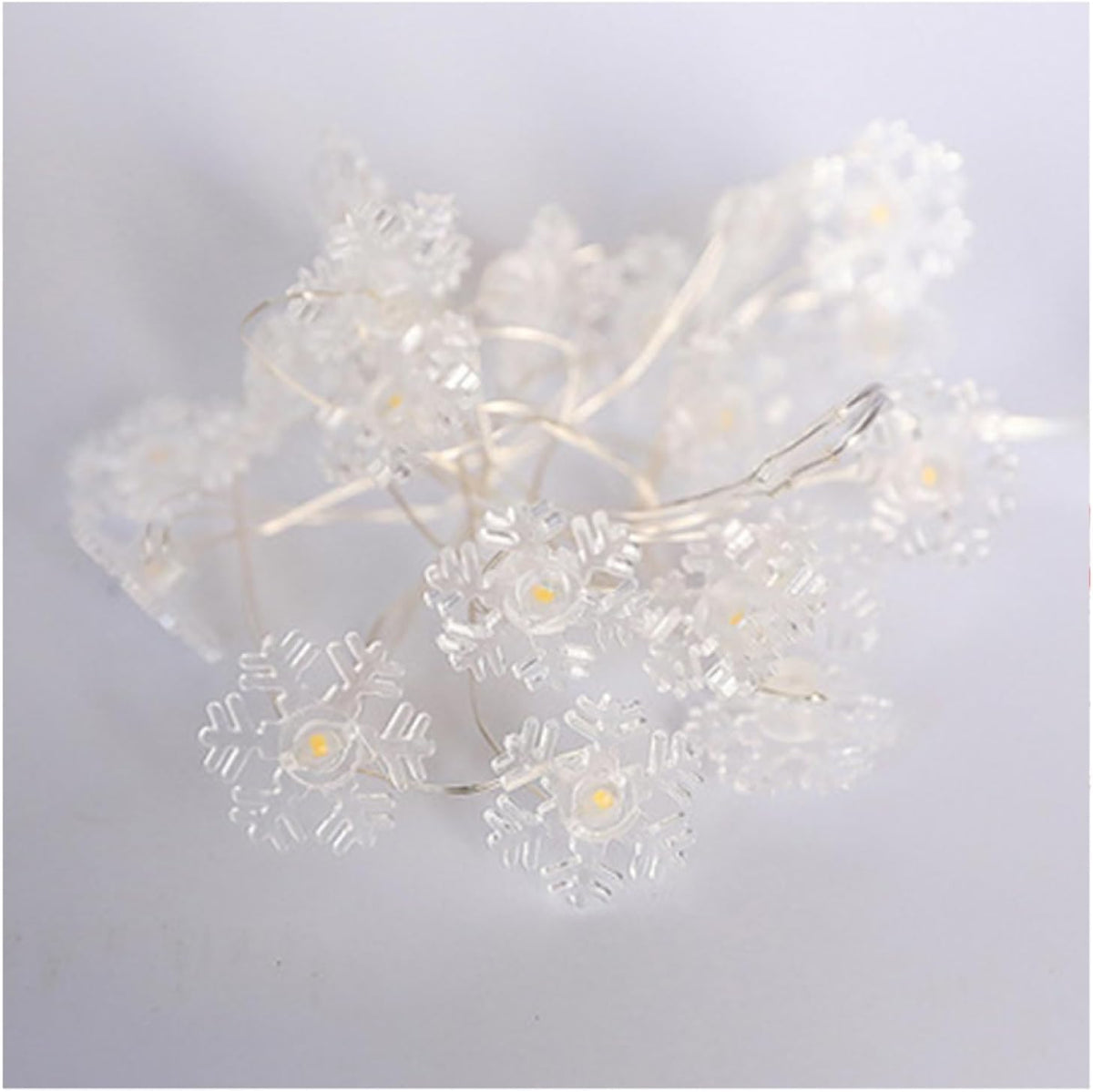 LED Copper Wire String Lights|Creative Warm White Fairy Lights|Decor Lamps for Bedroom Christmas Parties Wedding,O,2m(6.5ft)-20LED-Battery