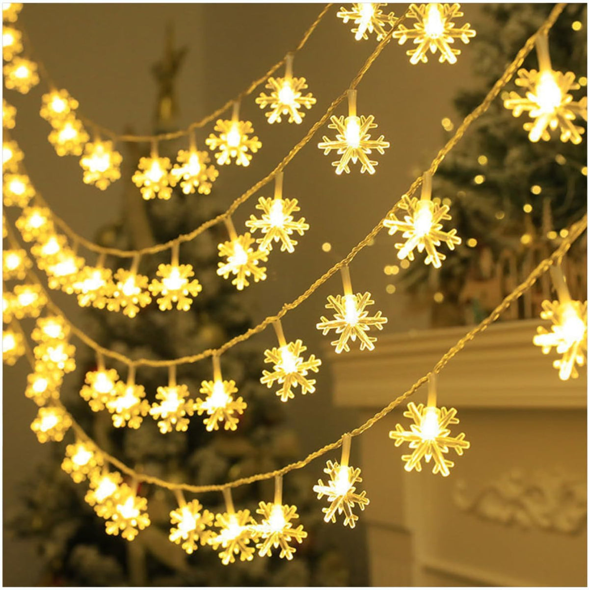 Fairy Lights, Christmas Decor String Lights LED Copper Wire Ambient Lamp Creative Fairy Lights for Bedroom Home Party Patio,Christmas Tree Decoration Lights