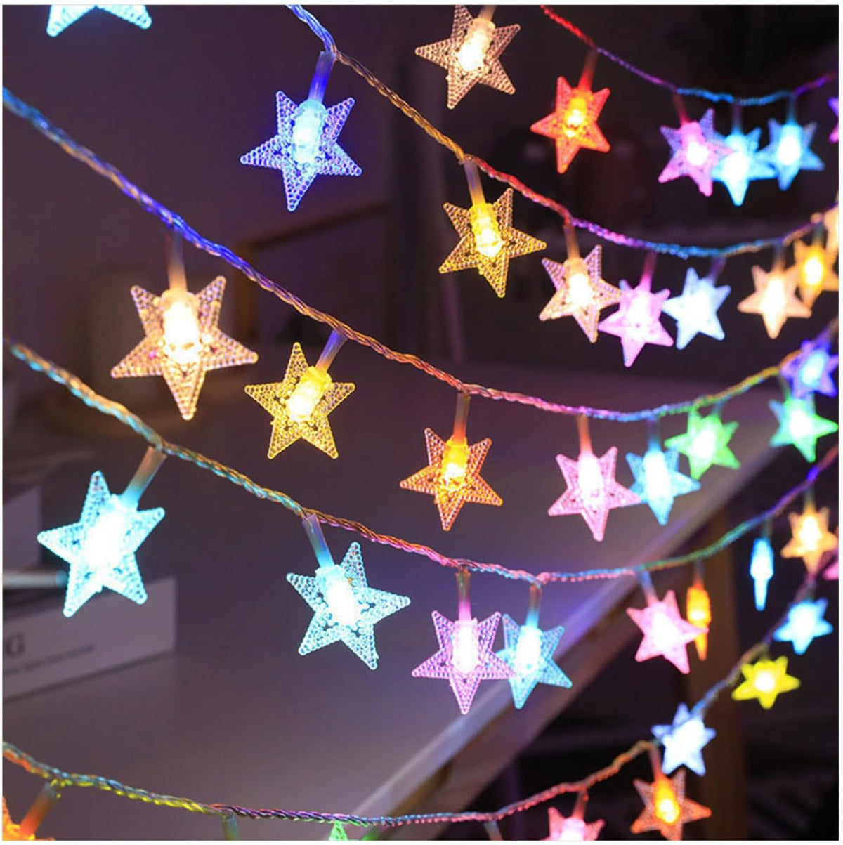 Fairy Lights, Christmas Decor String Lights LED Copper Wire Ambient Lamp Creative Fairy Lights for Bedroom Home Party Patio,Christmas Tree Decoration Lights