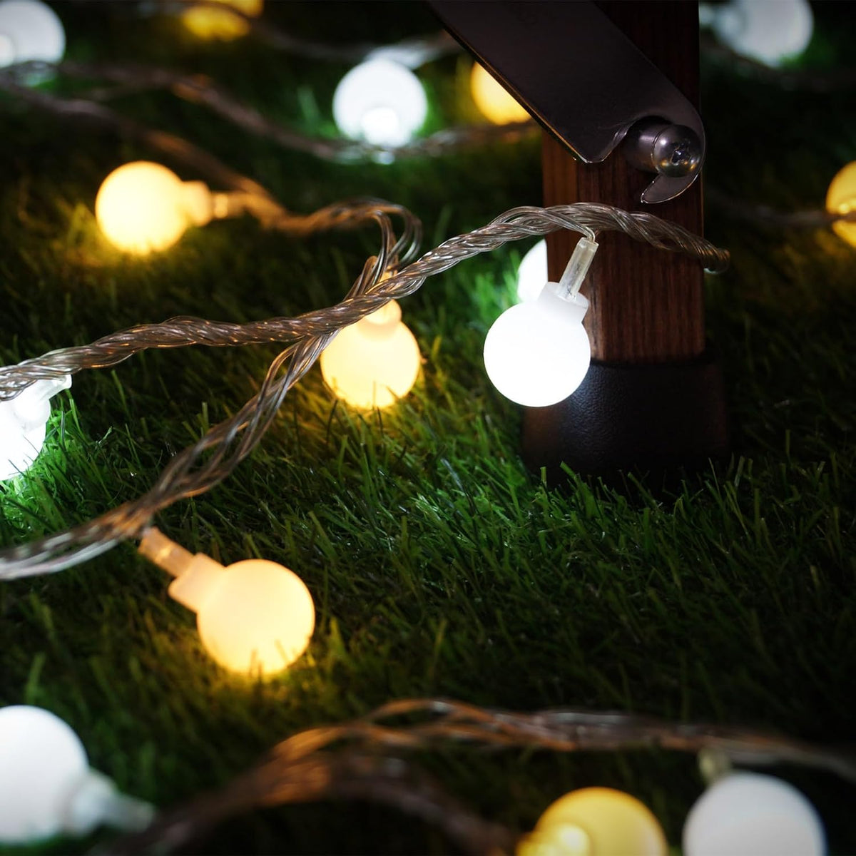 PA LED String Lights, Mini Battery Powered Copper Wire Starry Fairy Lights, Battery Operated Lights for Bedroom, Christmas, Parties, Wedding, Centerpiece, Decoration (10m/32ft White),1 Pack