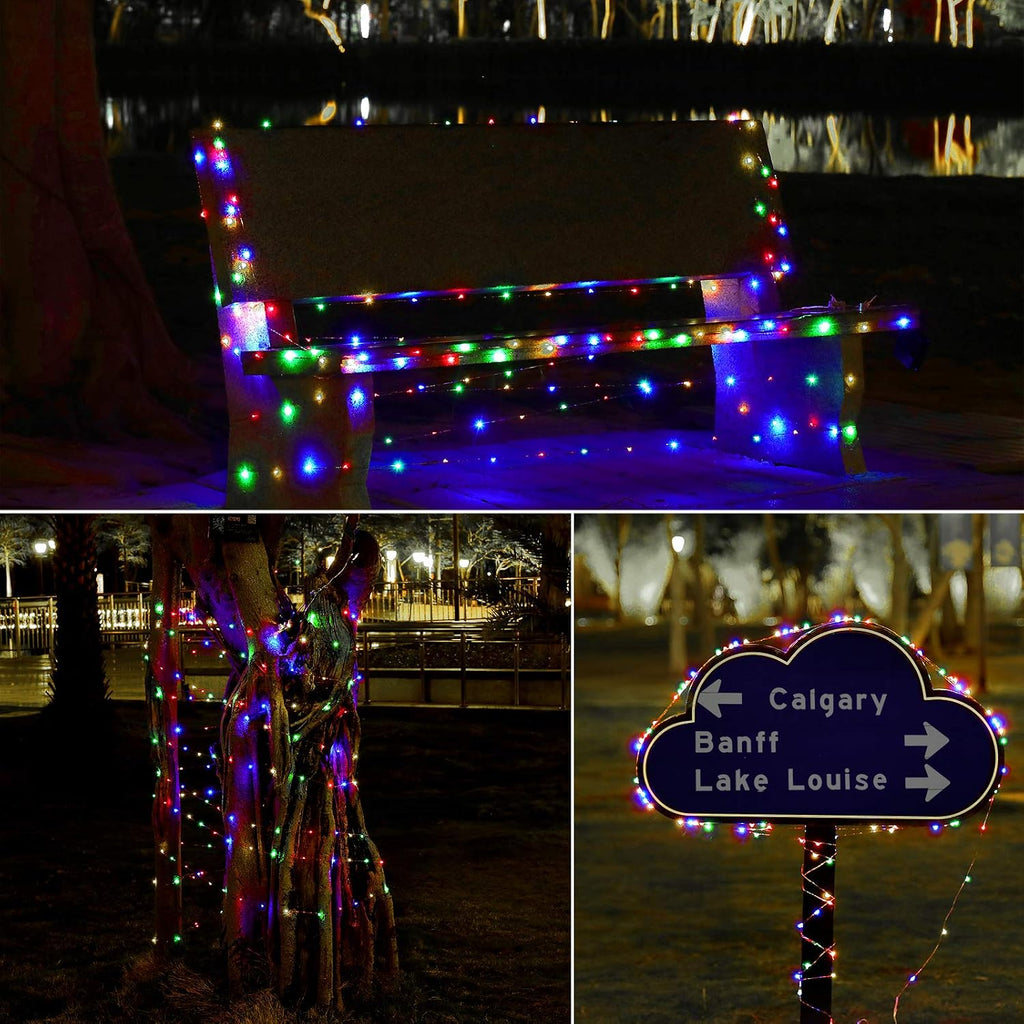 Ariceleo Multicolor 16ft LED Fairy Lights Bundle, 4-Pack, Basic and Upgraded